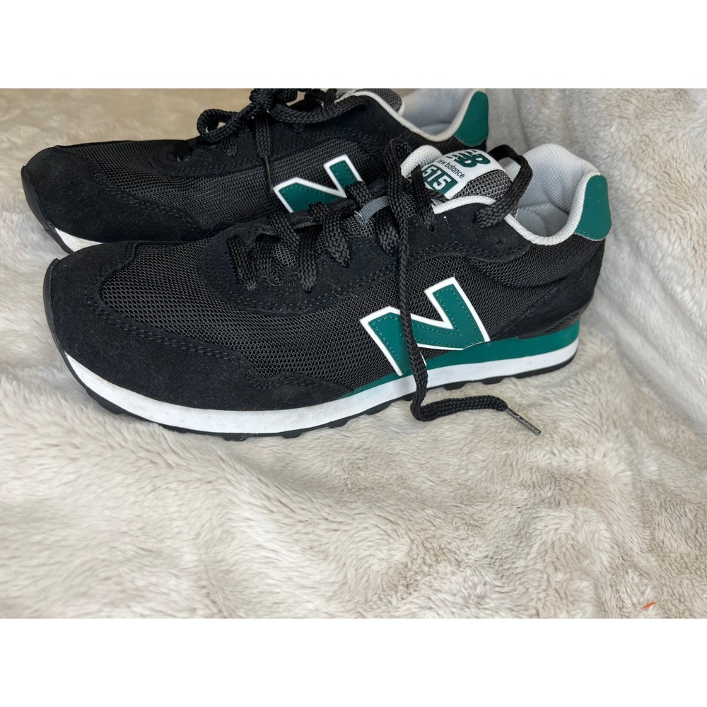 New Balance Mens 515 Sneakers Black Green ML515UGB Size 10 - Picture 8 of 9